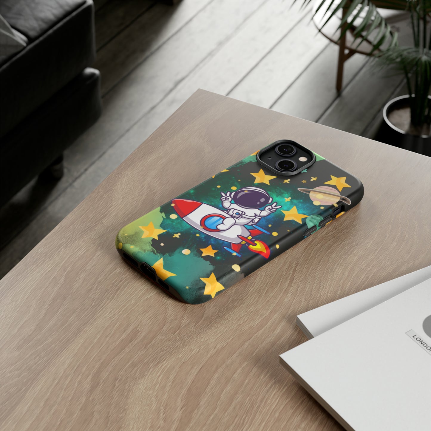 To the moon protective phone case