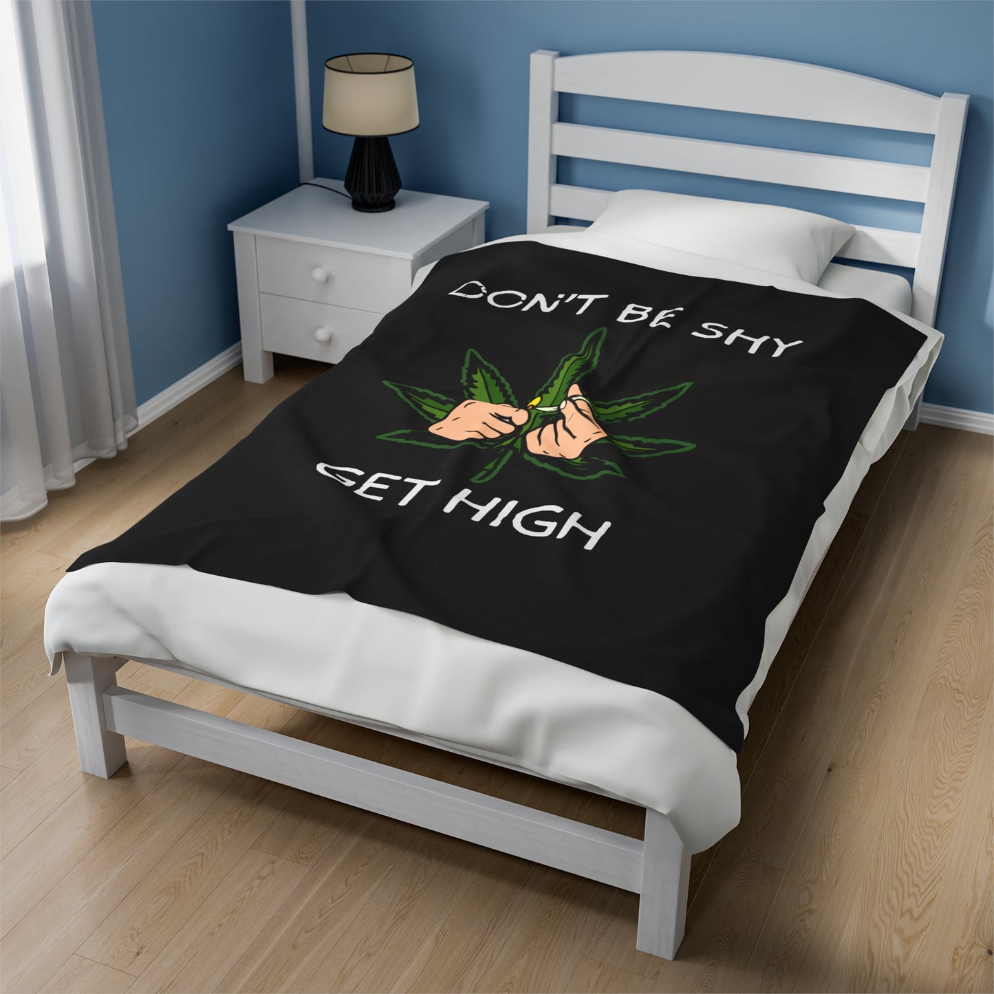 Don't be shy get high plush blanket