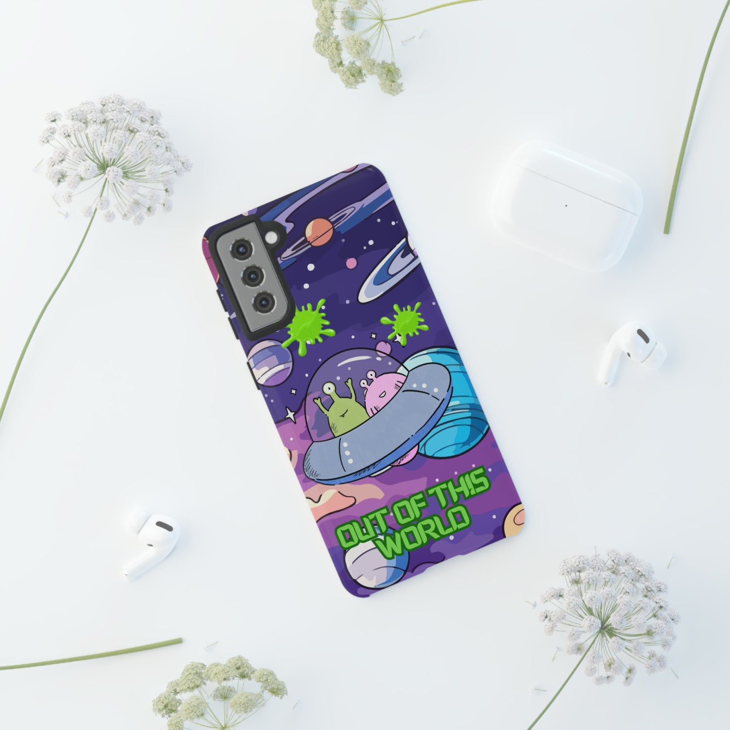 Alien Space protective phone case