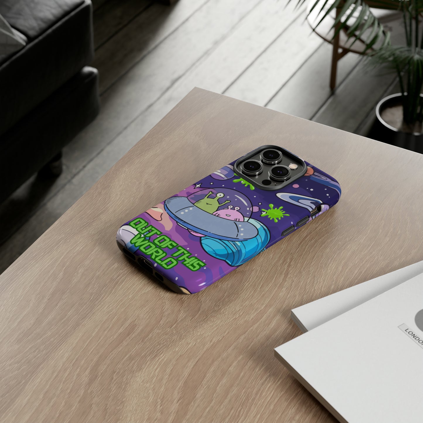 Alien Space protective phone case