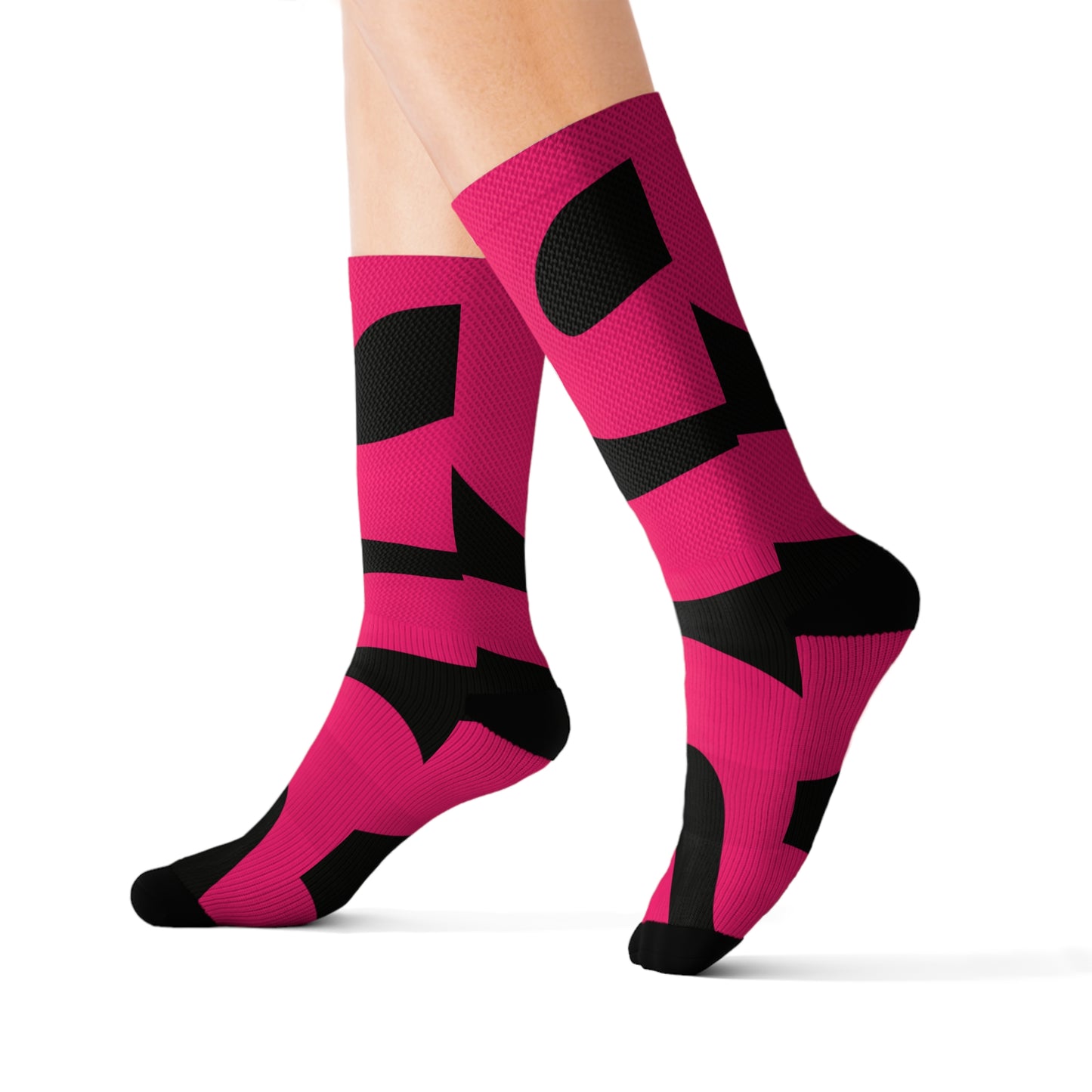 Pink Swirl Socks