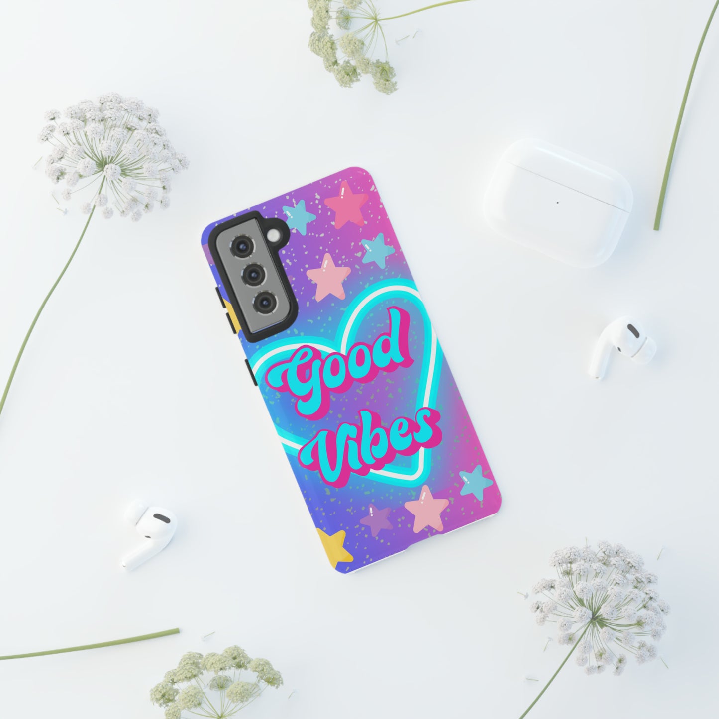 Good vibes girly phone case