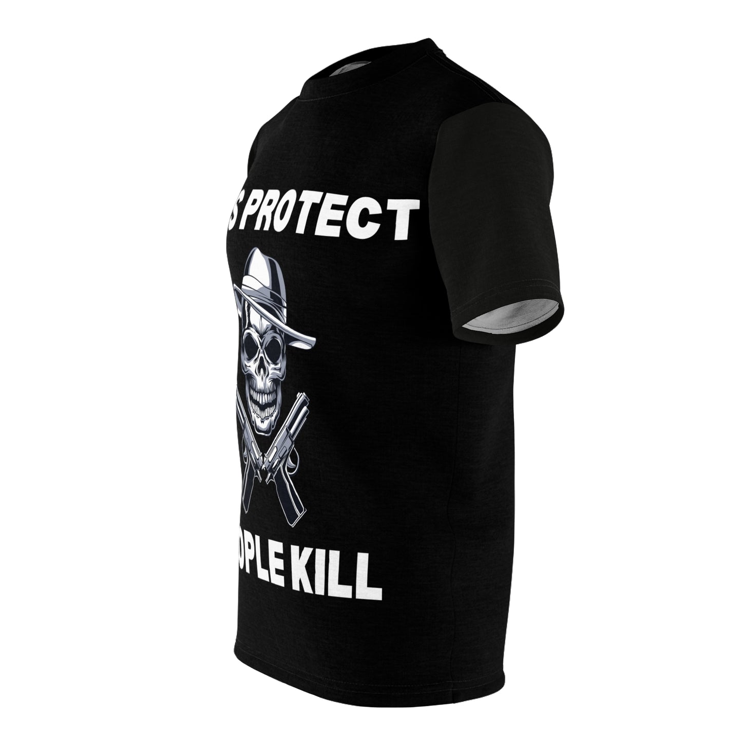 Guns Protect People Kill Mens T Shirt