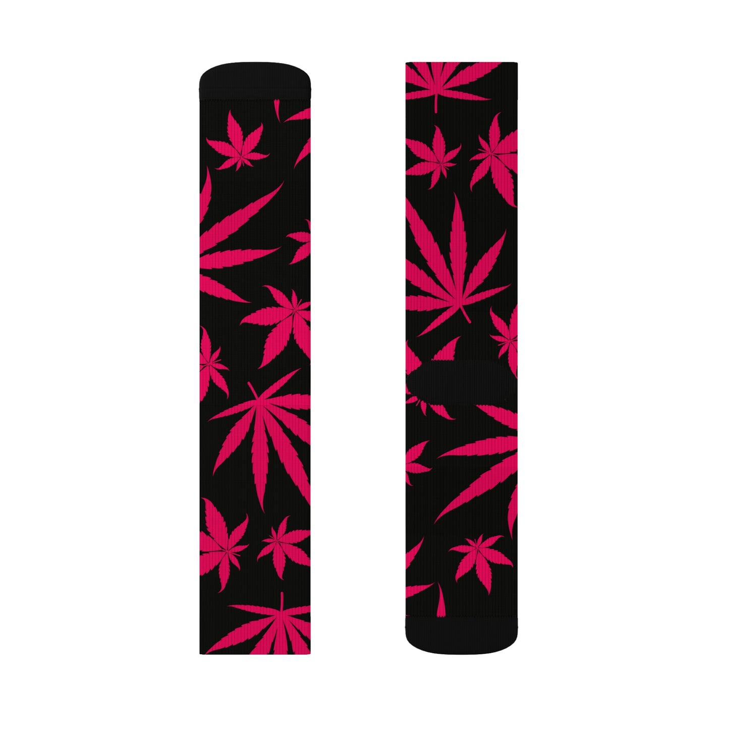 Pink Weed Socks