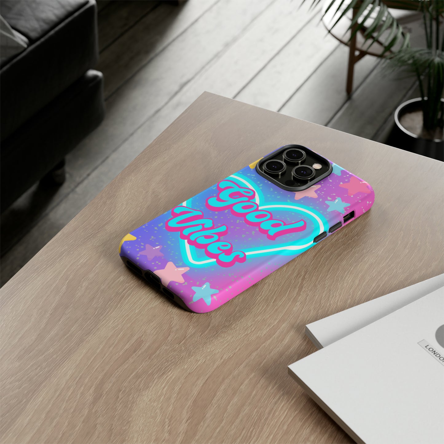 Good vibes girly phone case