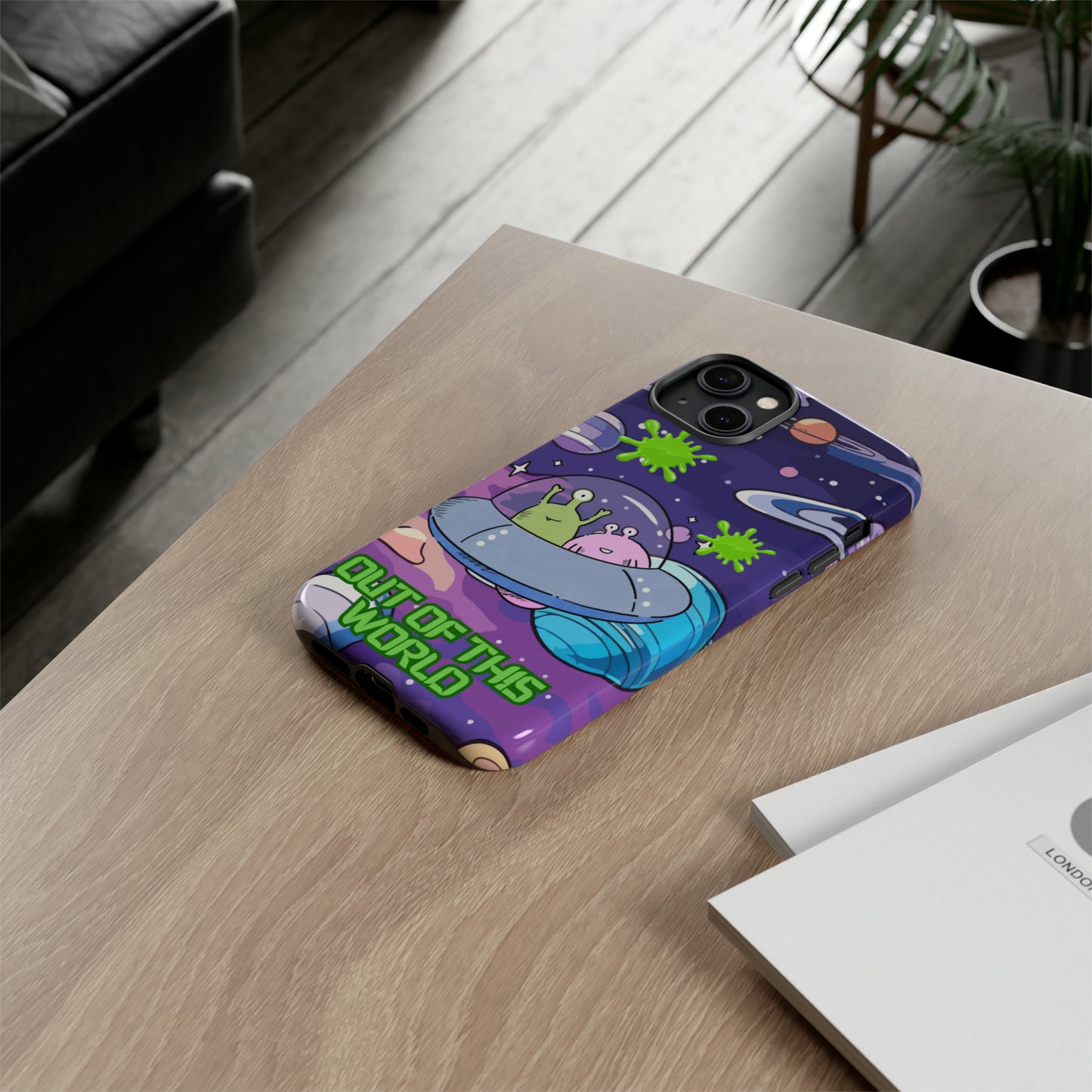 Alien Space protective phone case