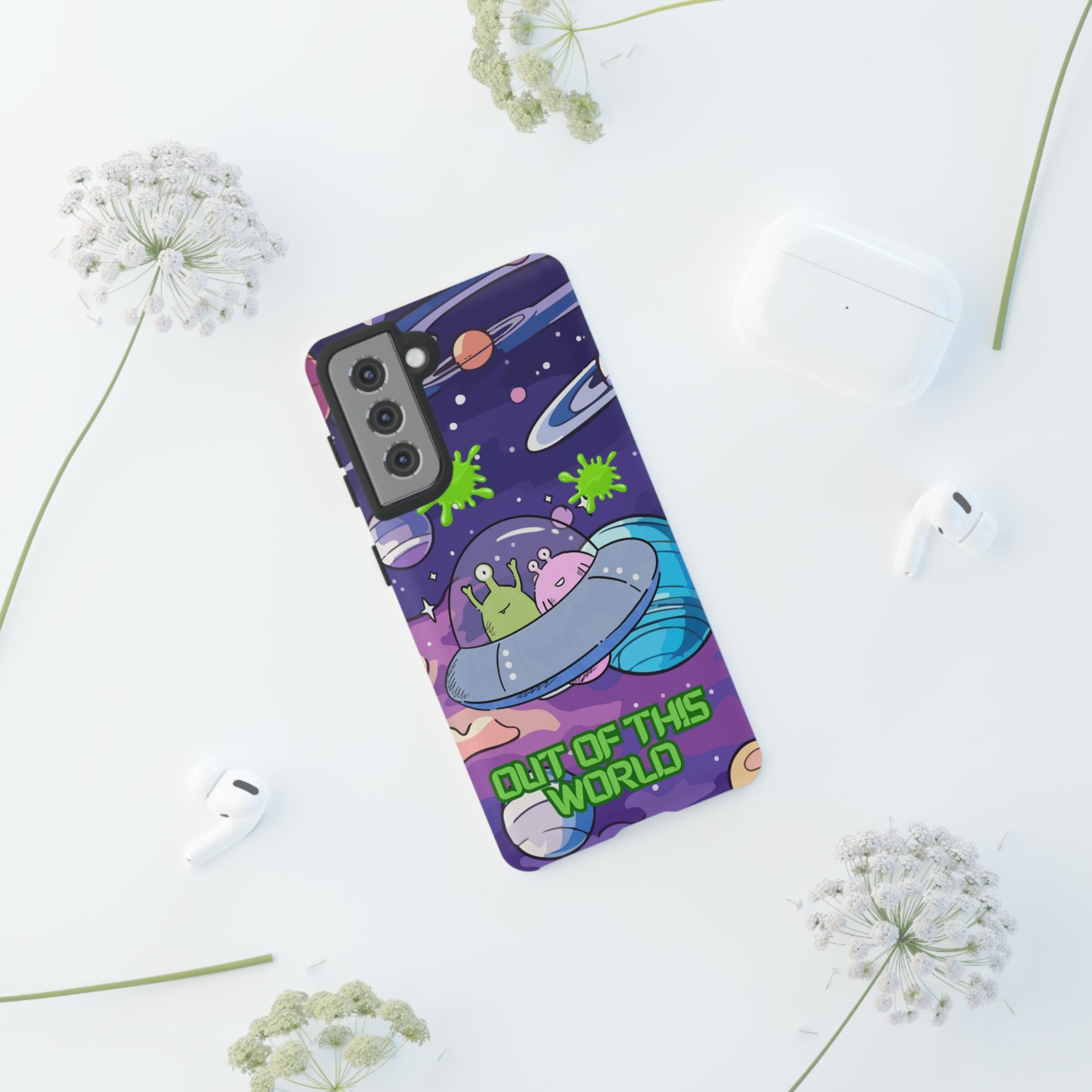 Alien Space protective phone case
