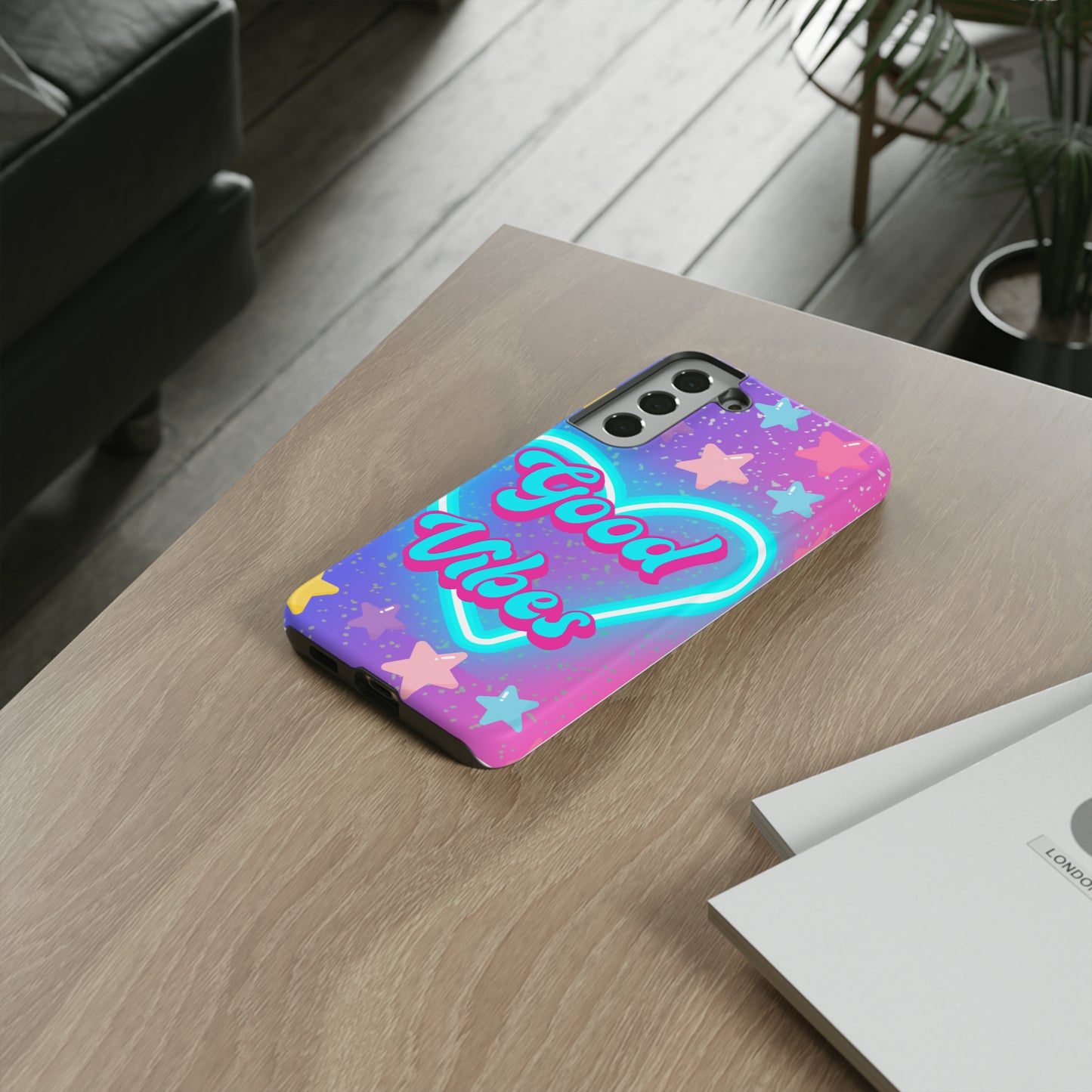 Good vibes girly phone case