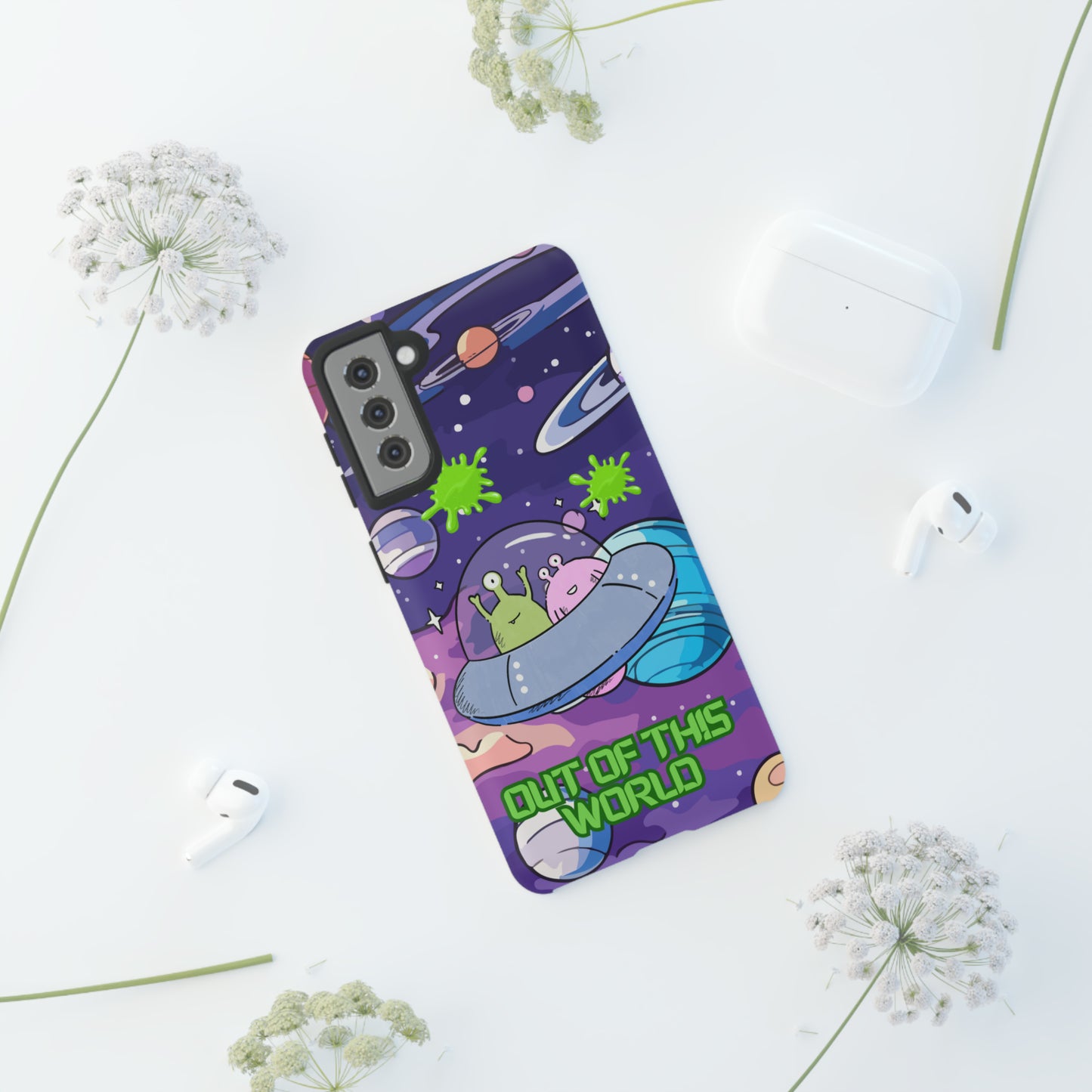 Alien Space protective phone case