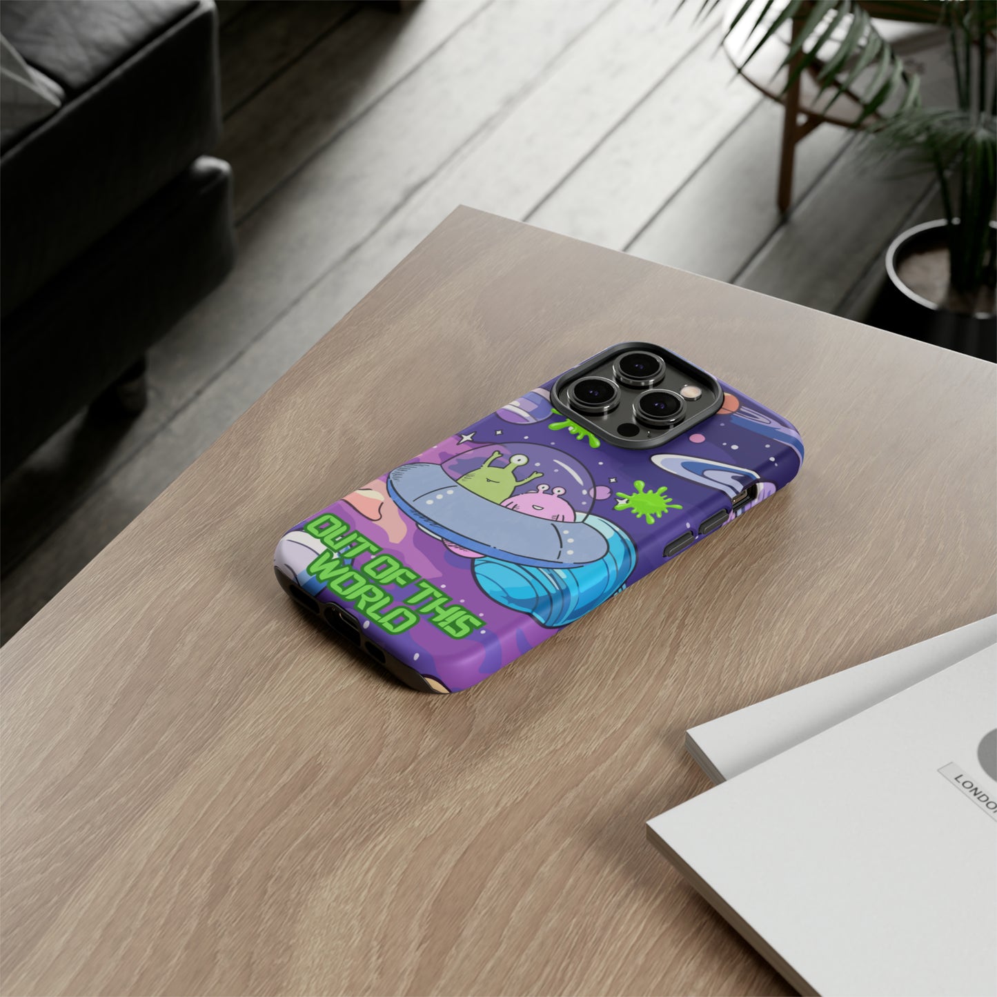 Alien Space protective phone case