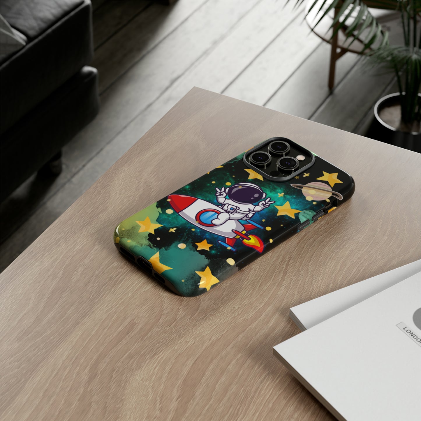 To the moon protective phone case