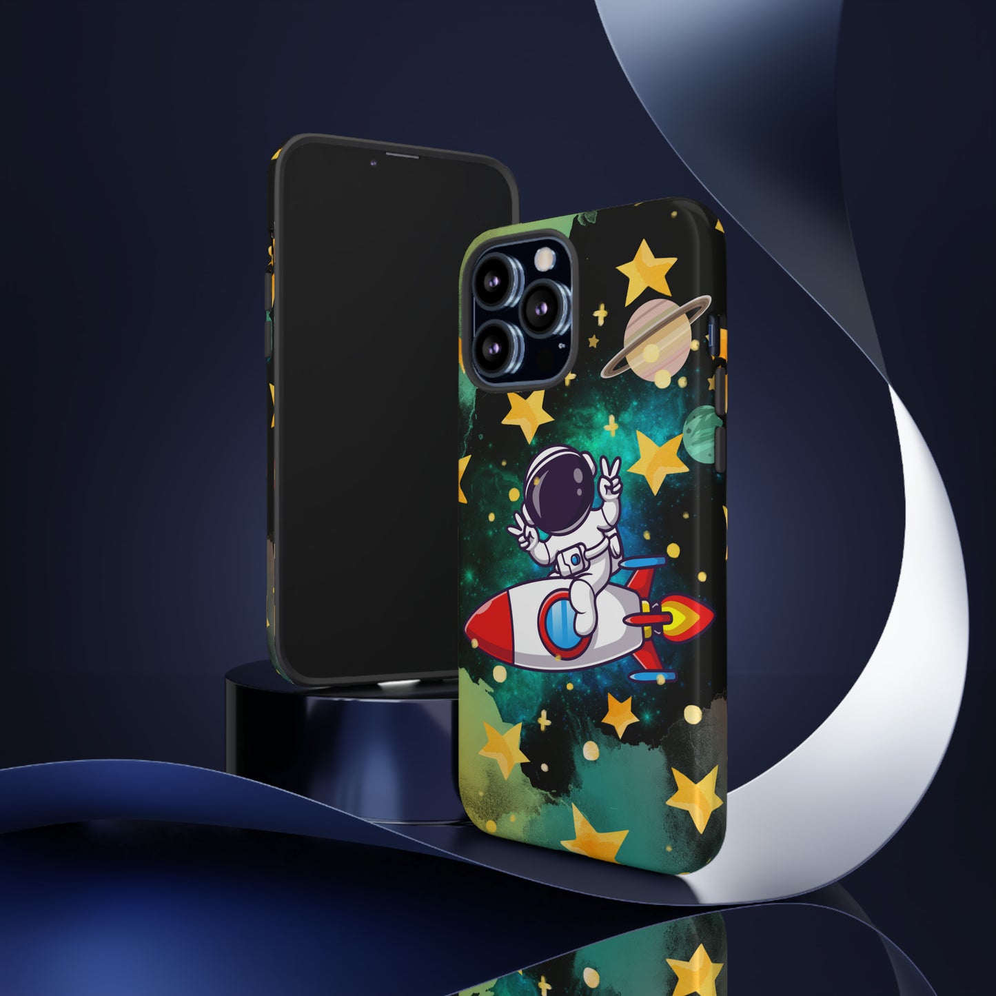 To the moon protective phone case