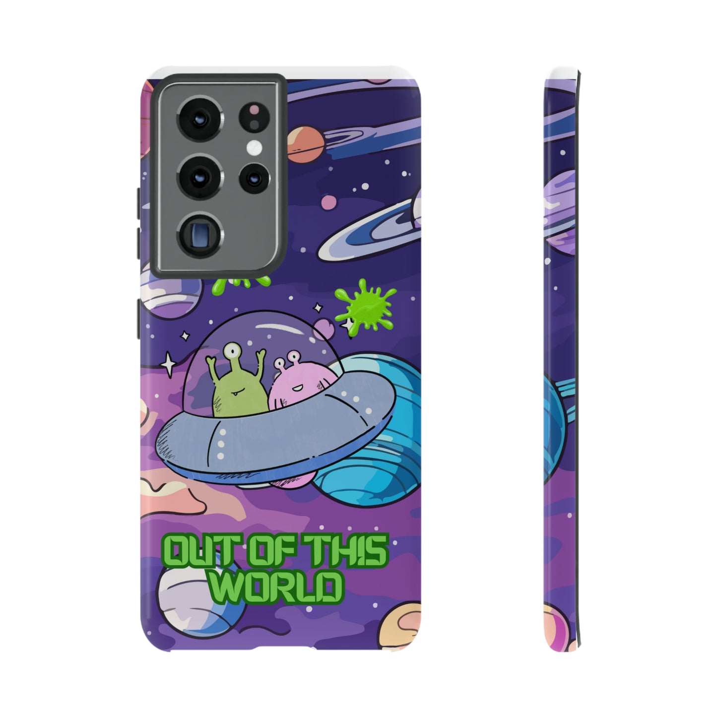 Alien Space protective phone case