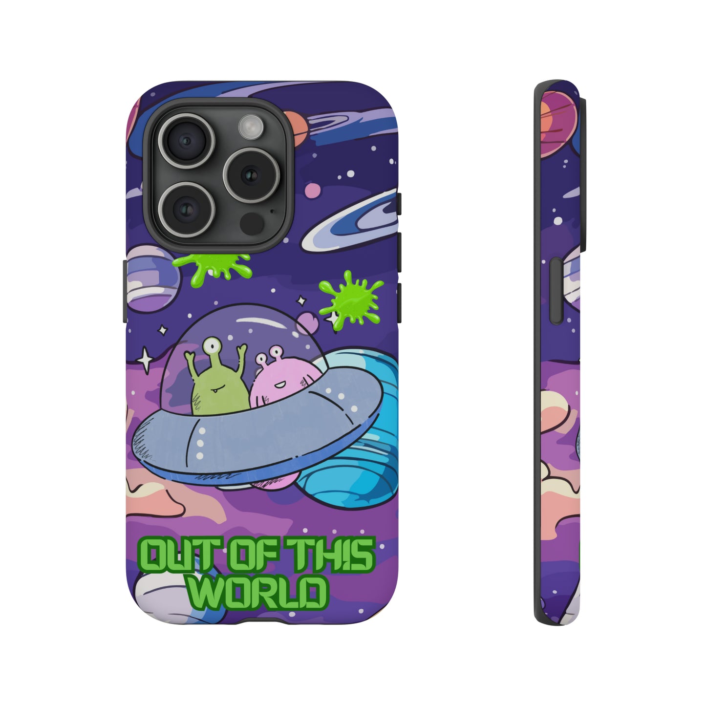 Alien Space protective phone case