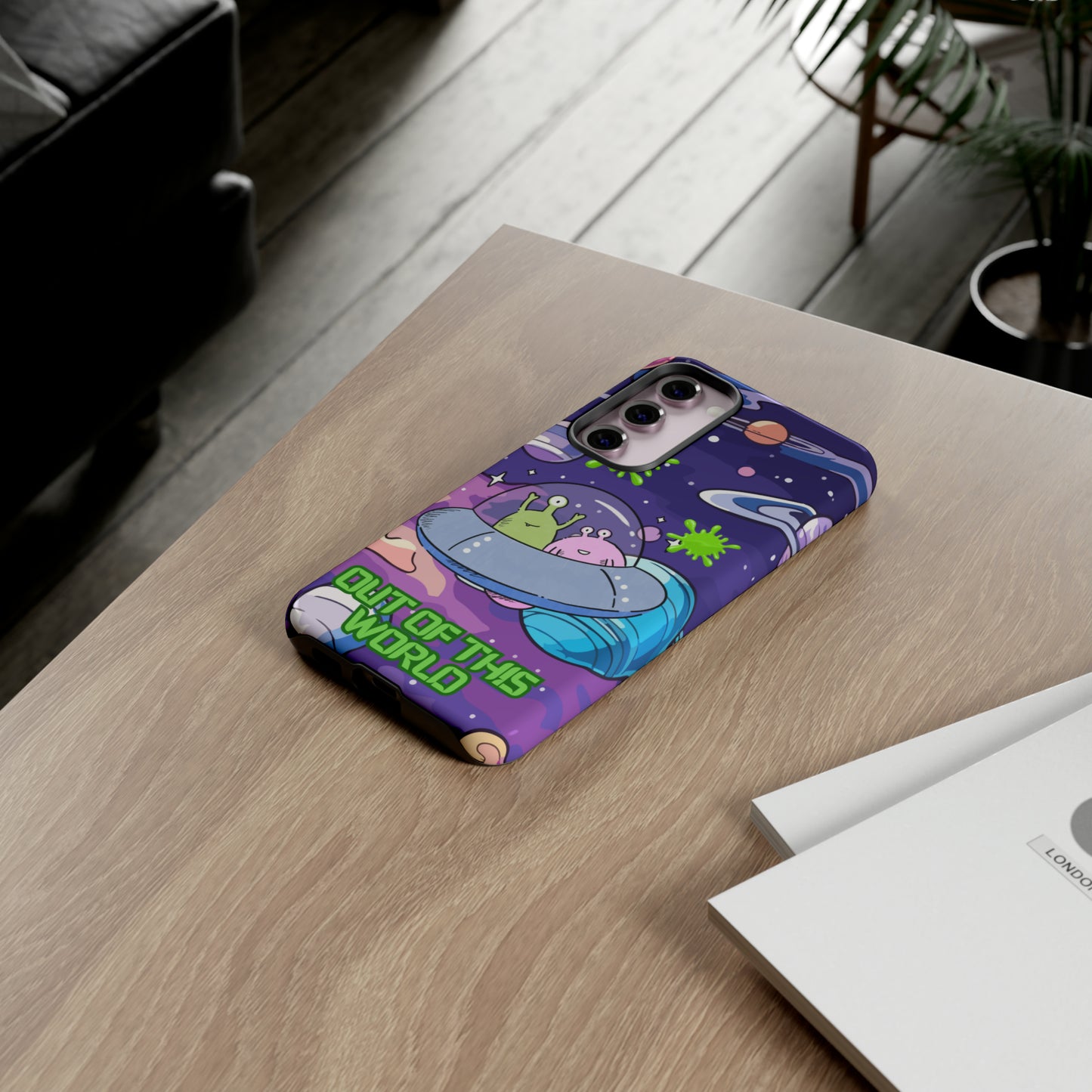 Alien Space protective phone case