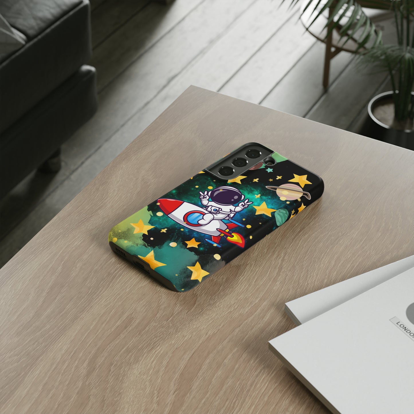 To the moon protective phone case