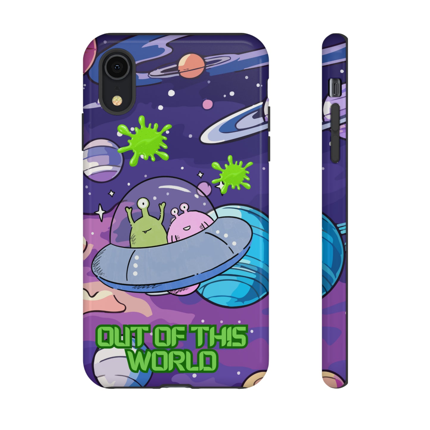 Alien Space protective phone case