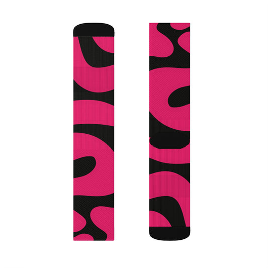 Pink Swirl Socks