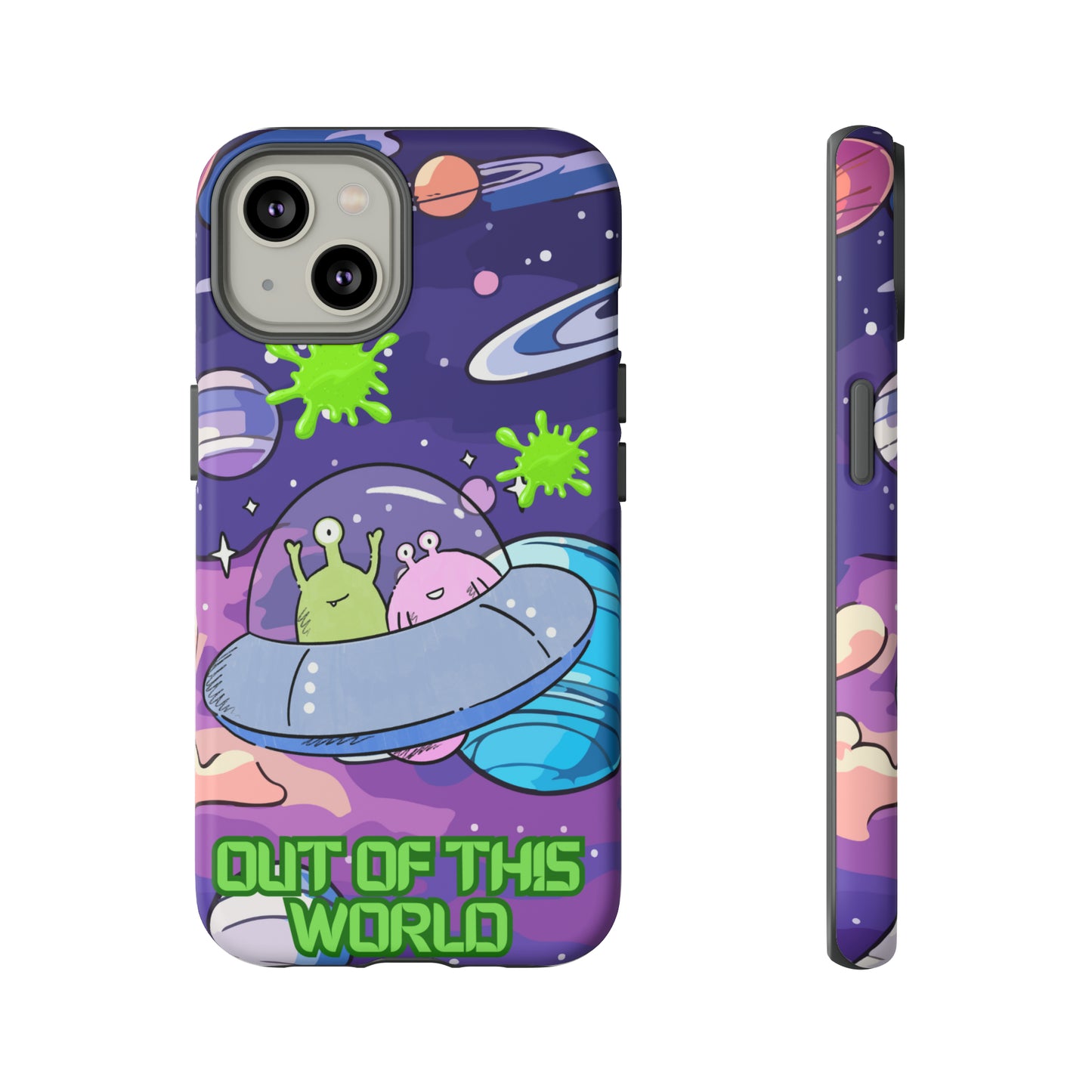Alien Space protective phone case