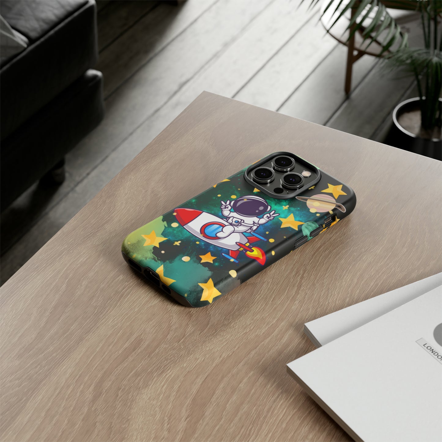 To the moon protective phone case