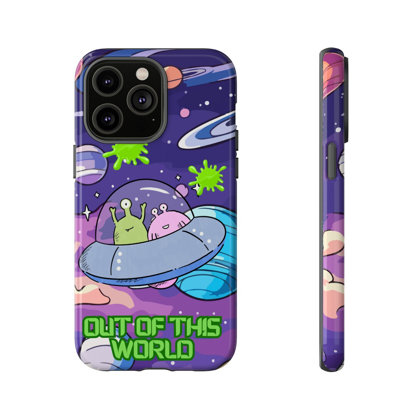 Alien Space protective phone case