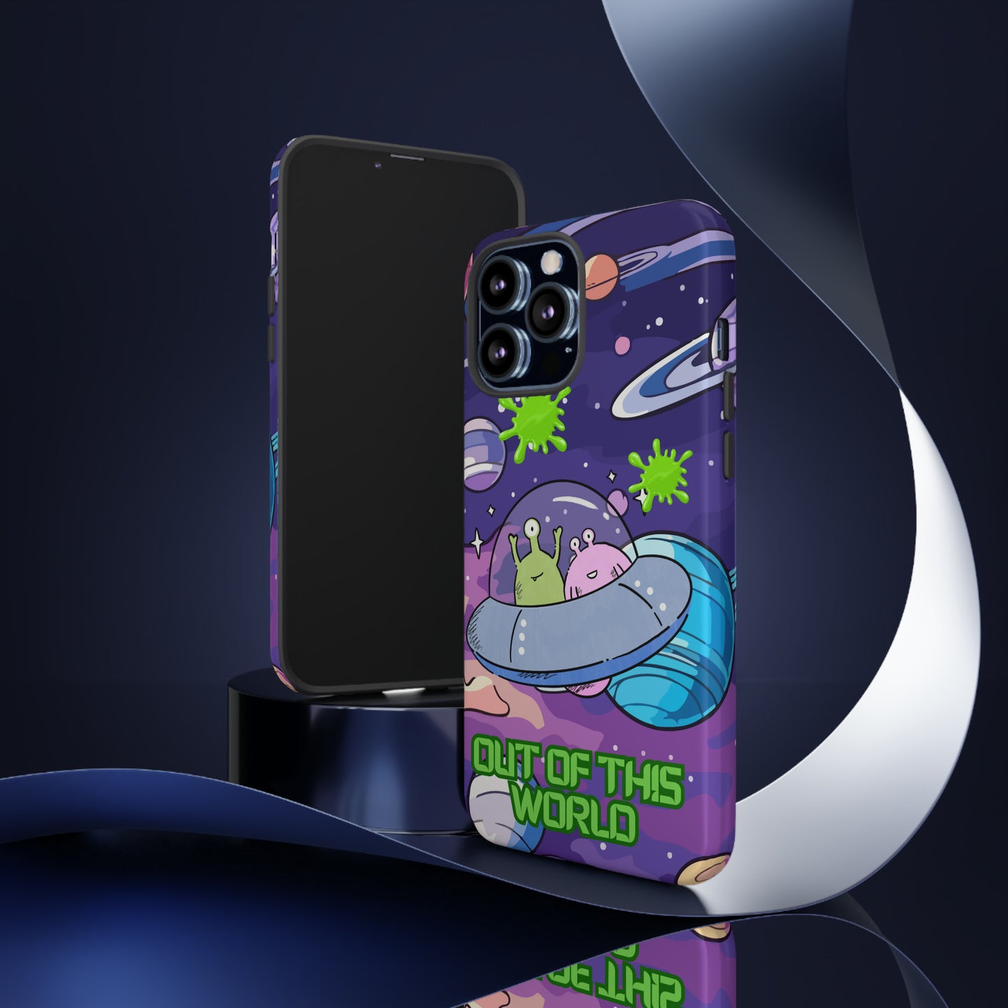 Alien Space protective phone case