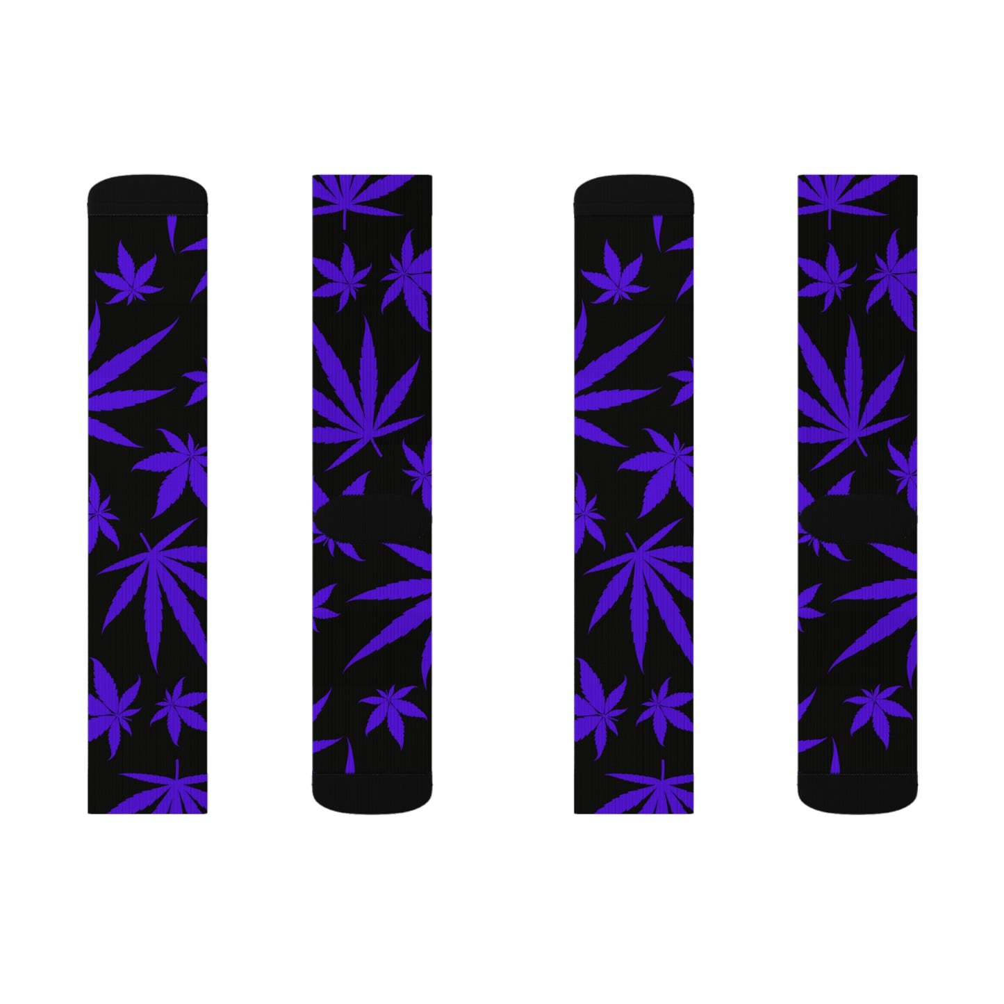 Purple Weed Socks