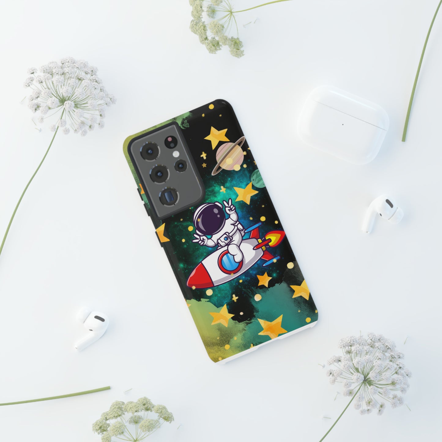 To the moon protective phone case