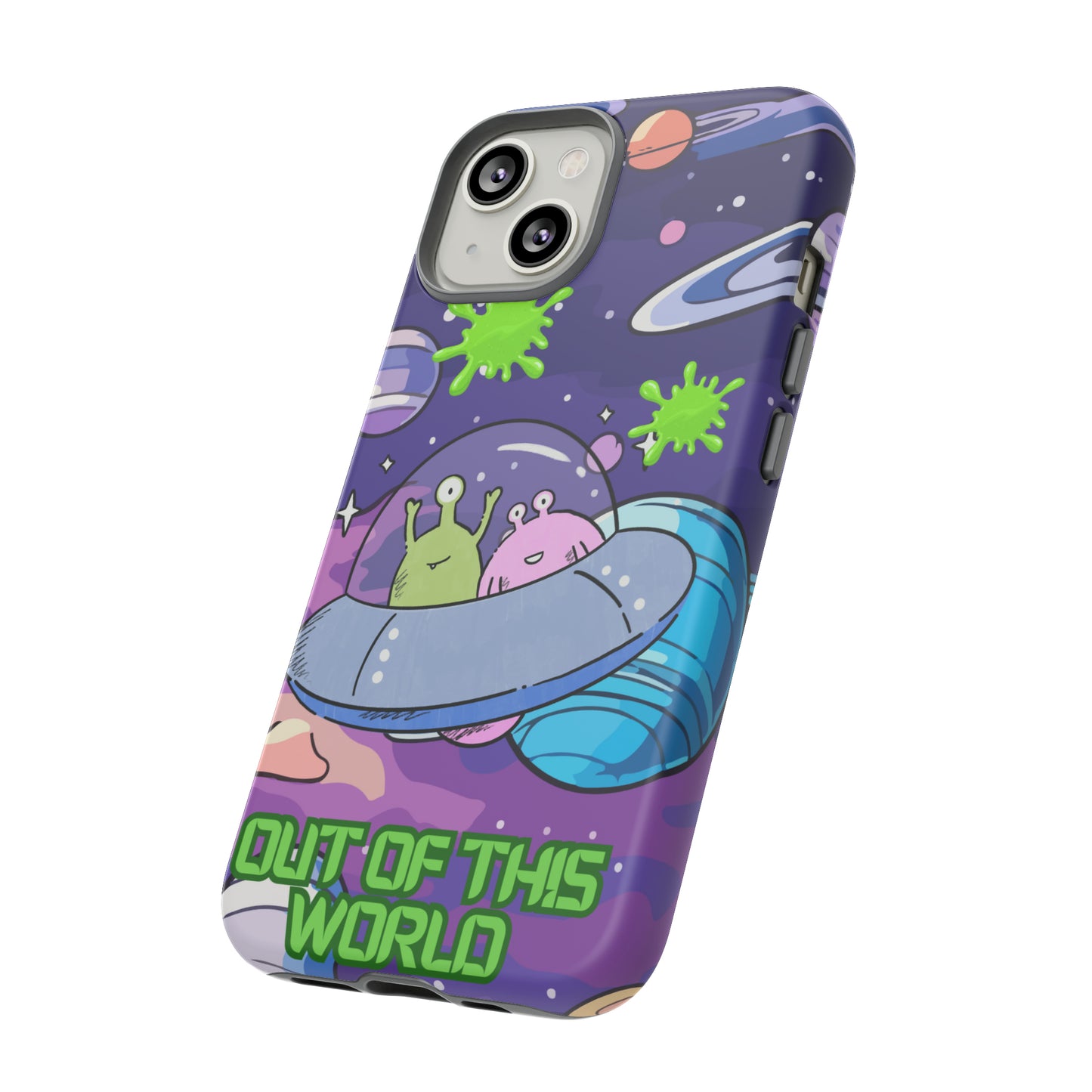 Alien Space protective phone case