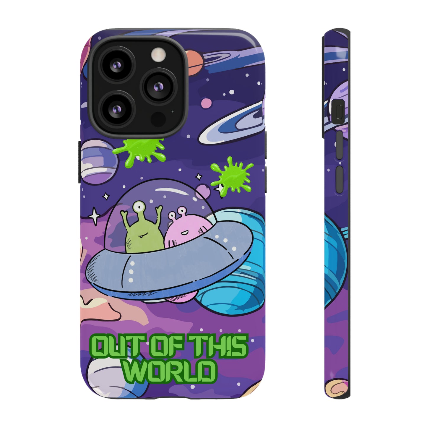 Alien Space protective phone case