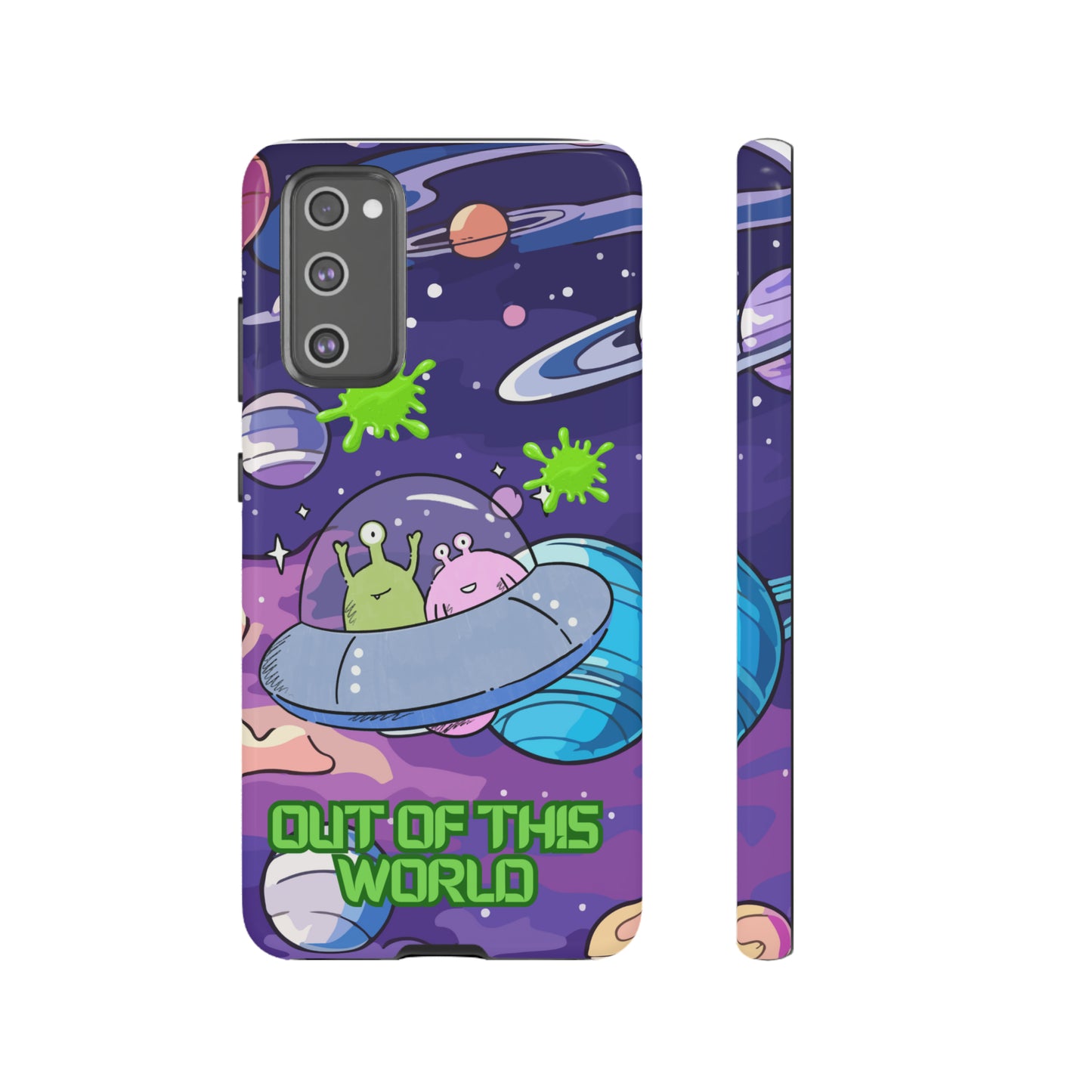 Alien Space protective phone case