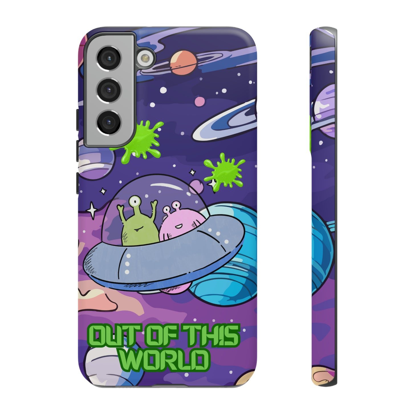 Alien Space protective phone case