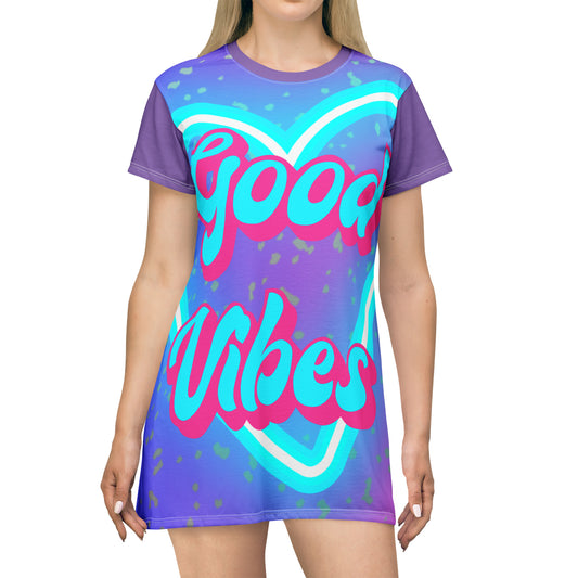 Good vibes T-Shirt Dress