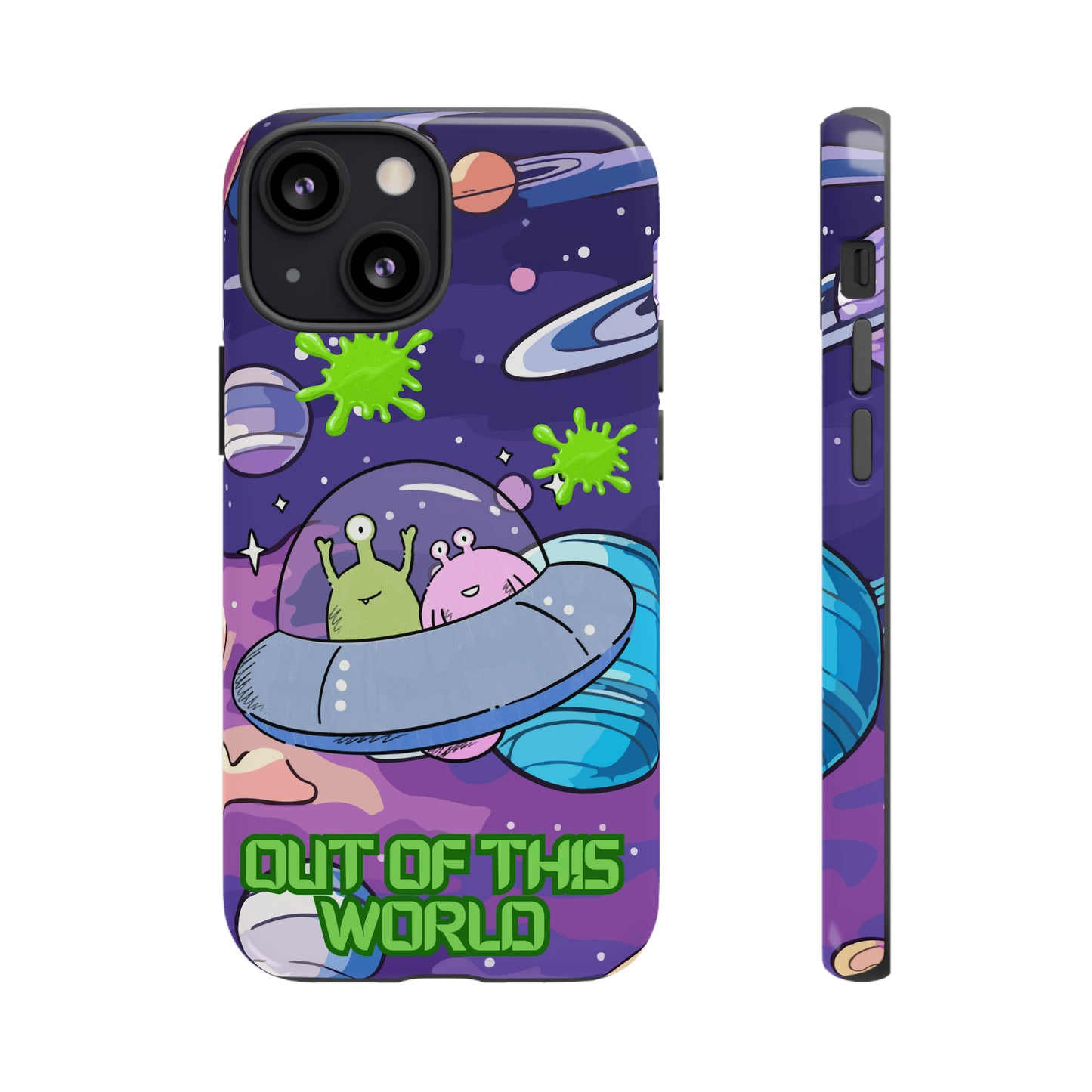 Alien Space protective phone case