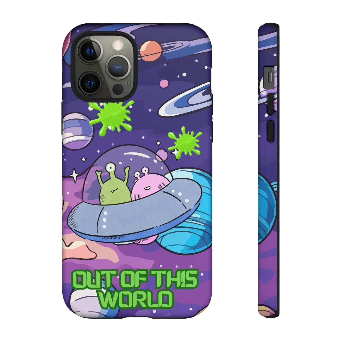 Alien Space protective phone case