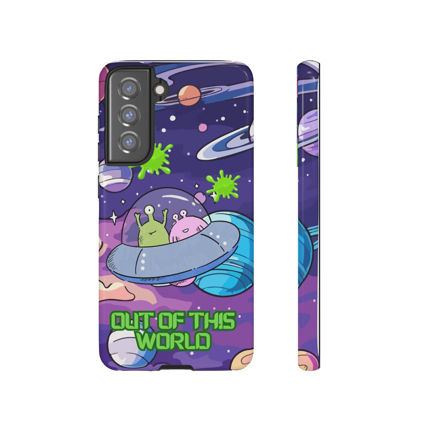 Alien Space protective phone case