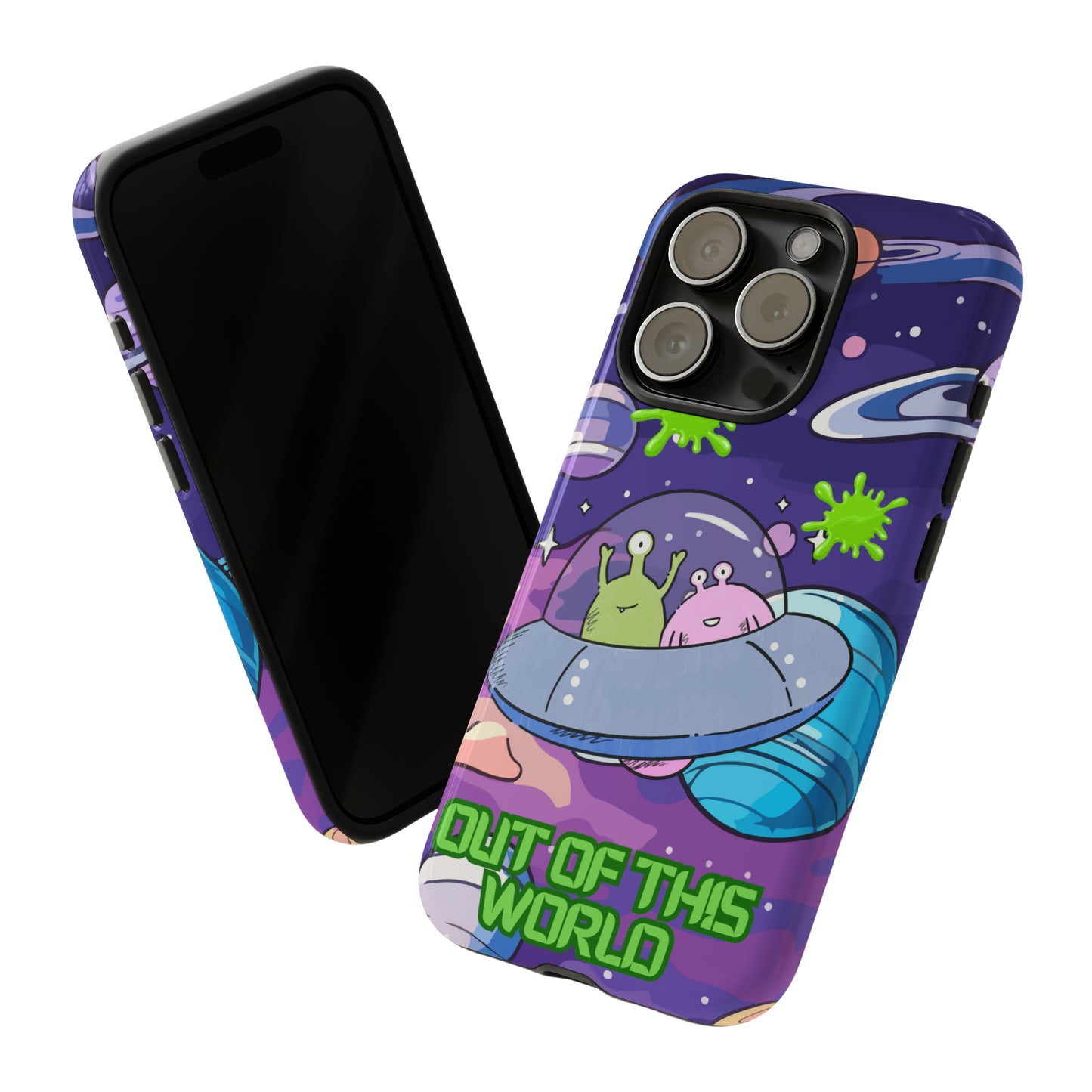 Alien Space protective phone case