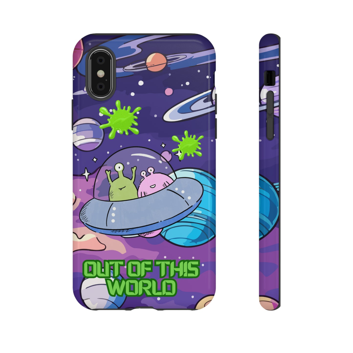 Alien Space protective phone case