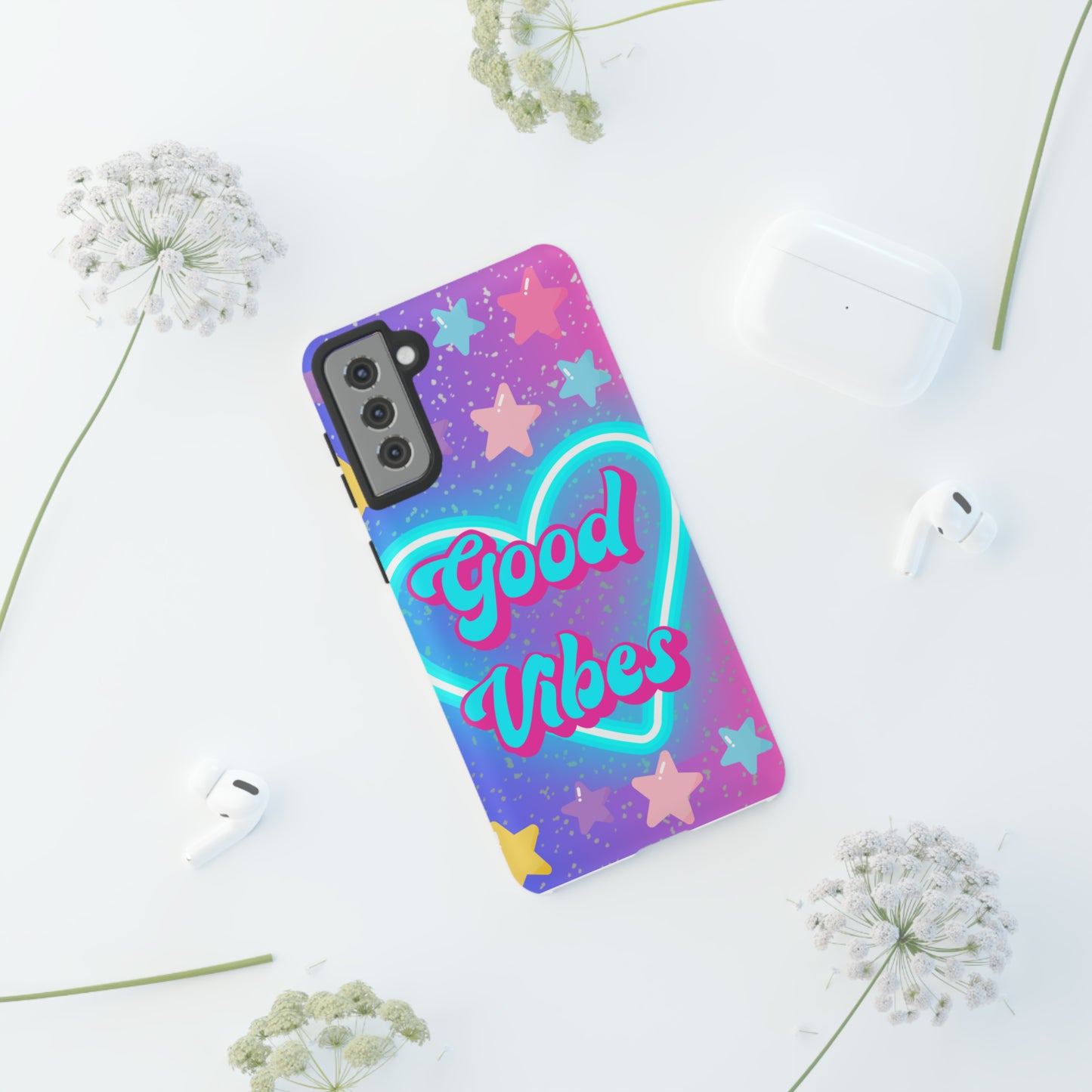 Good vibes girly phone case