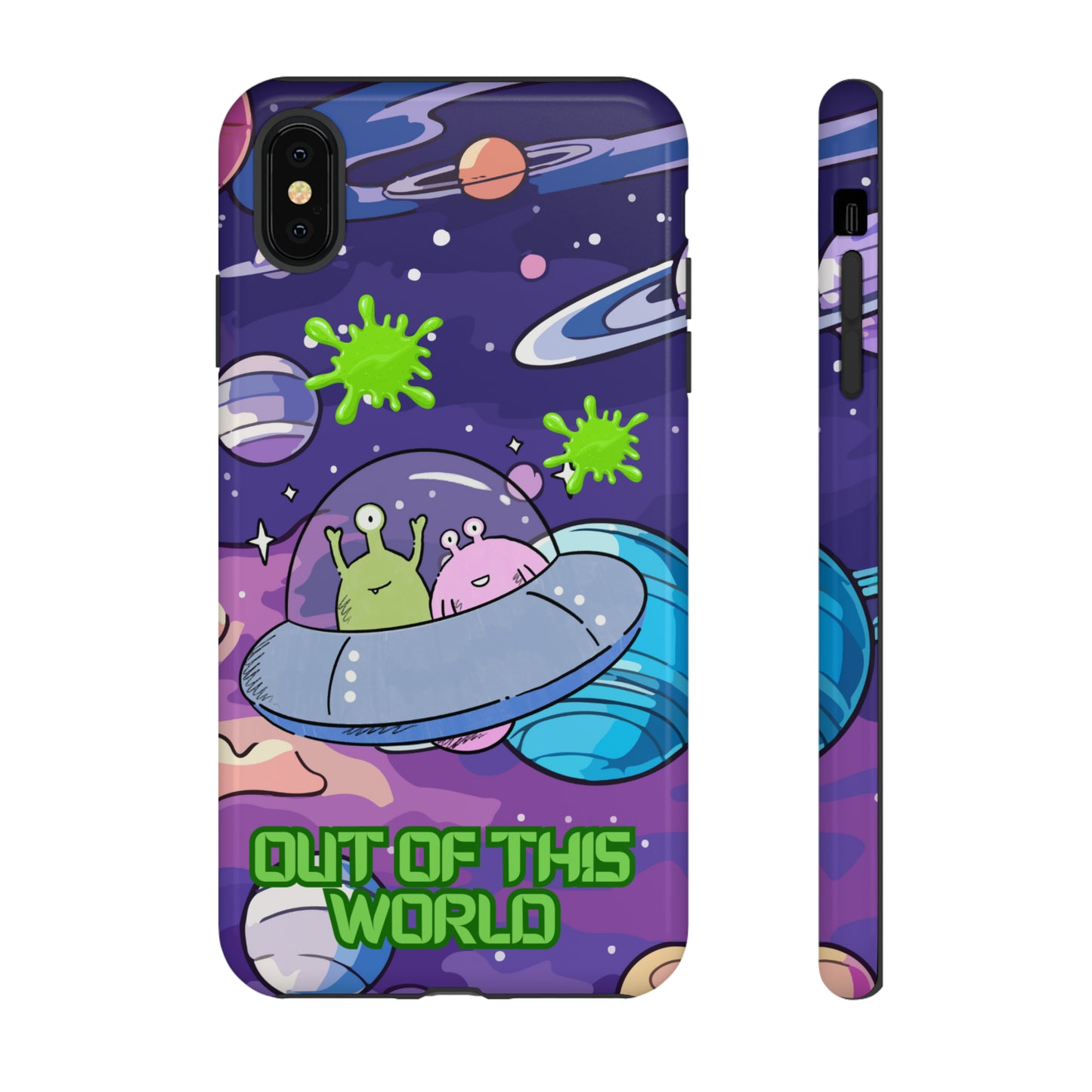 Alien Space protective phone case