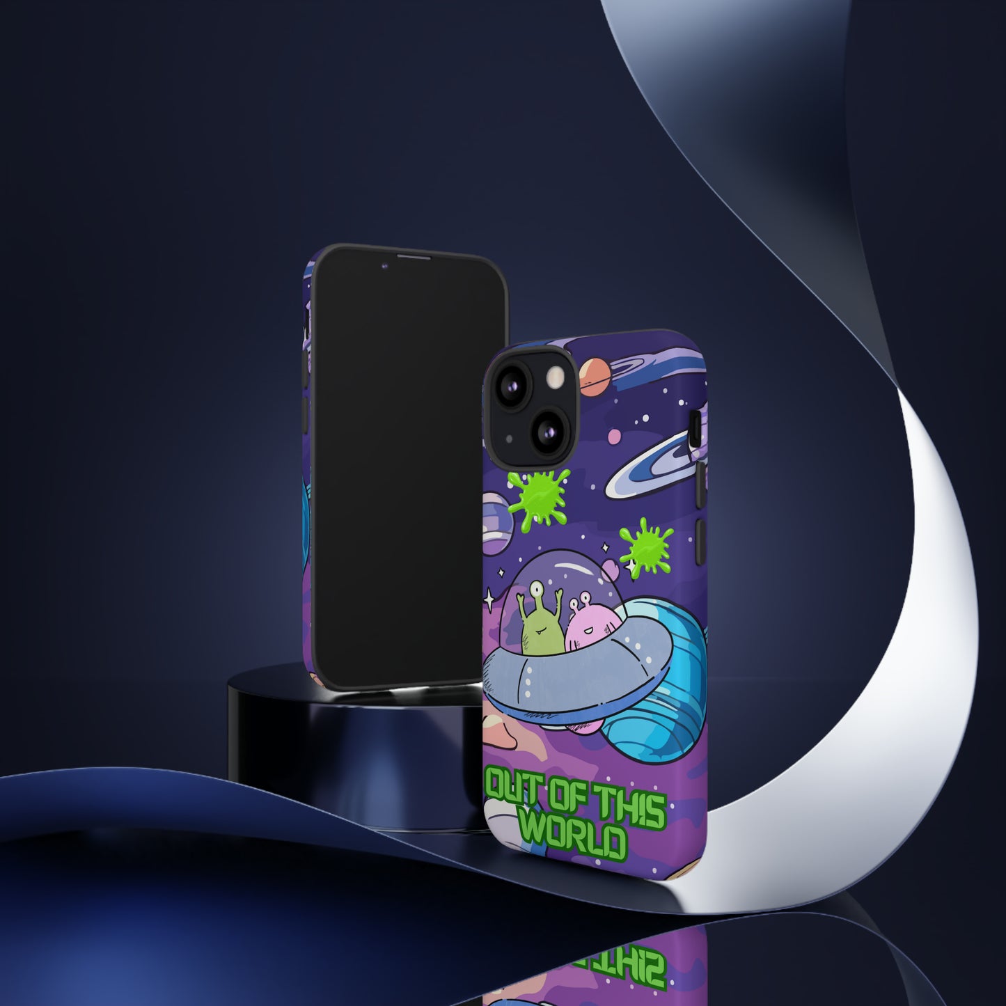 Alien Space protective phone case