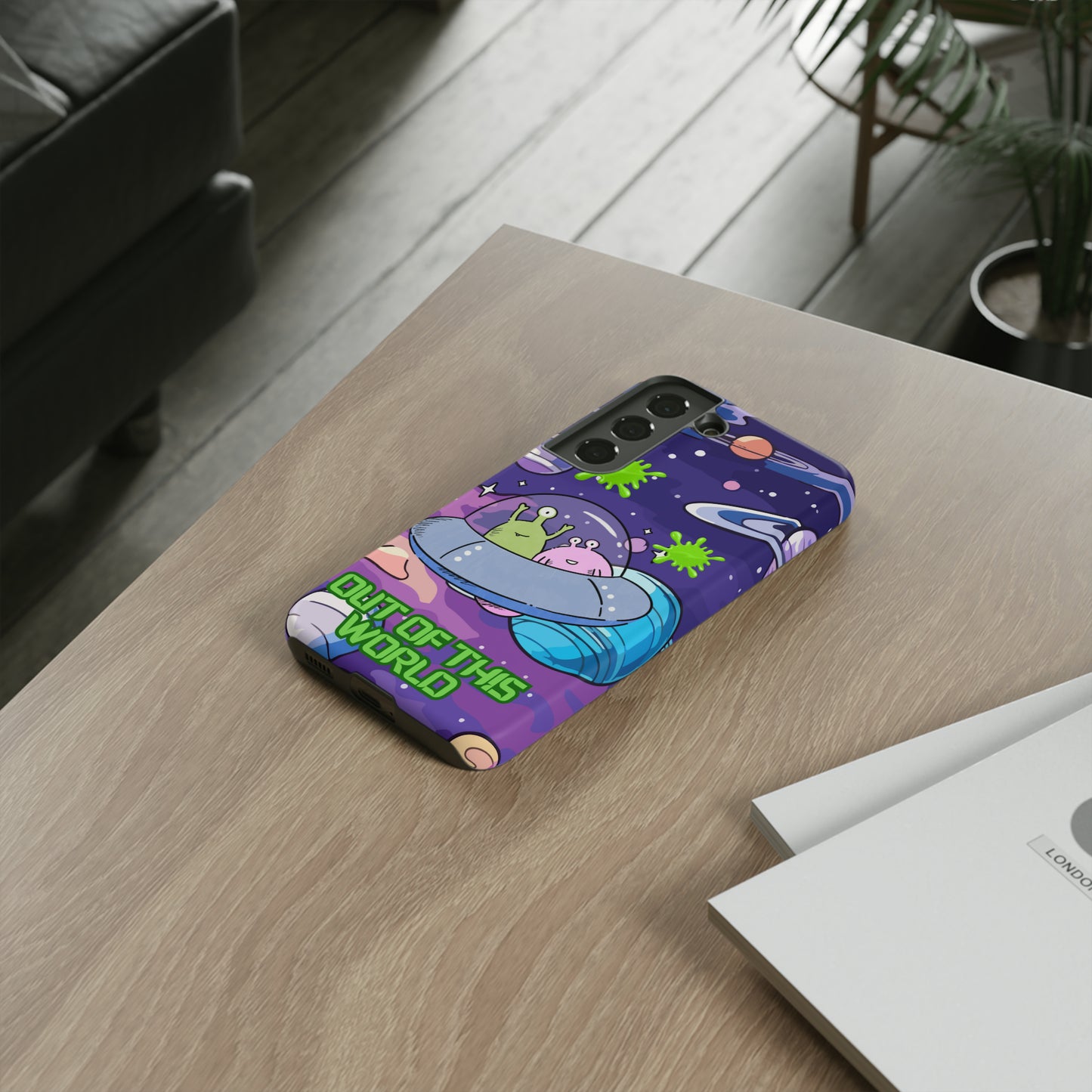 Alien Space protective phone case