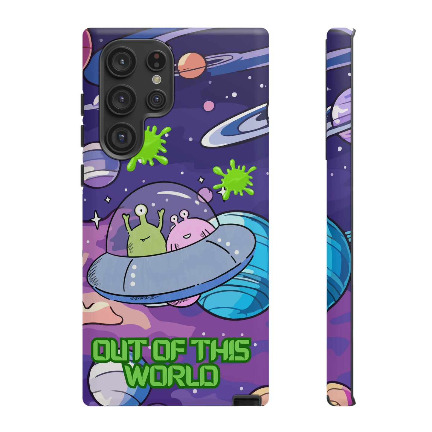 Alien Space protective phone case
