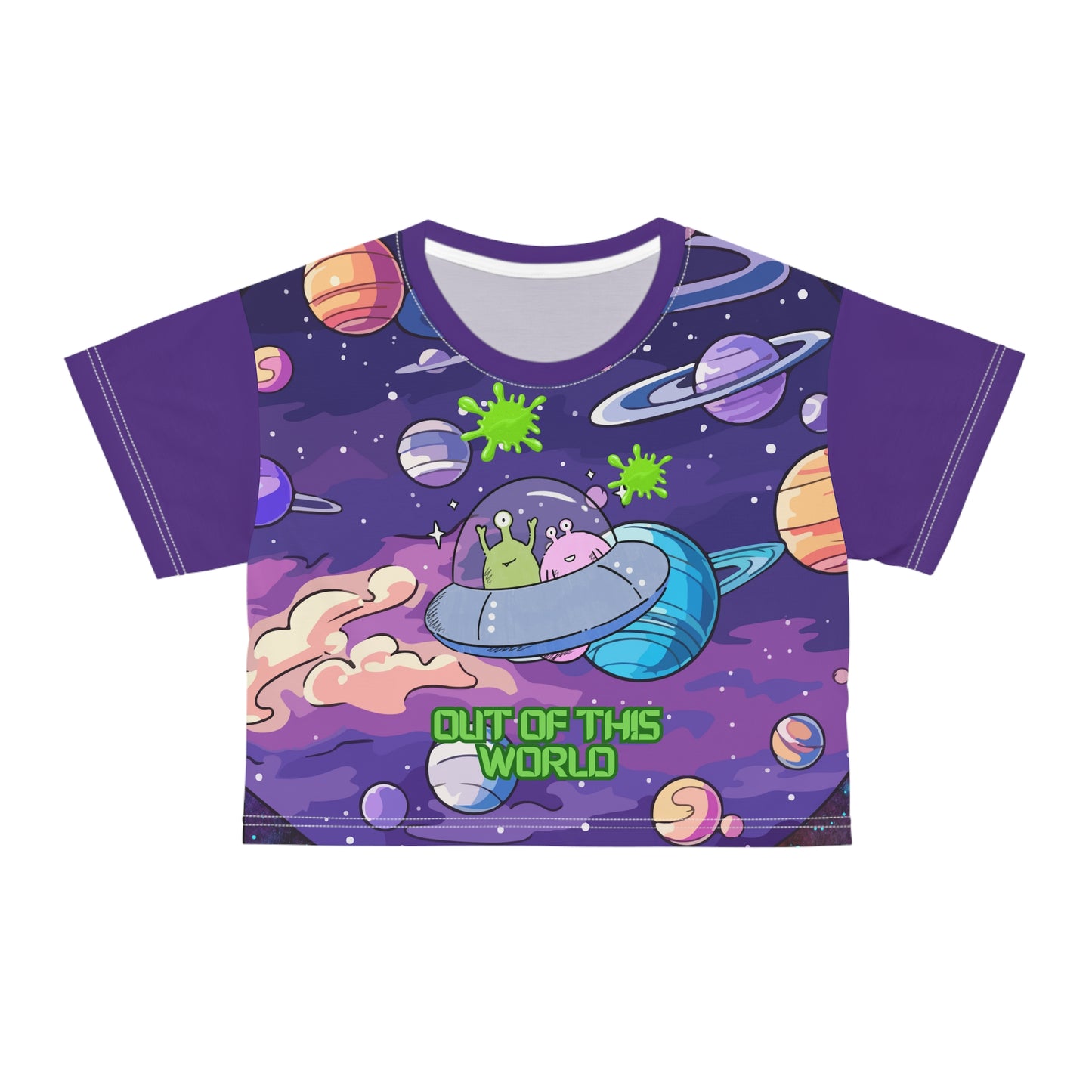 Out of this world crop top
