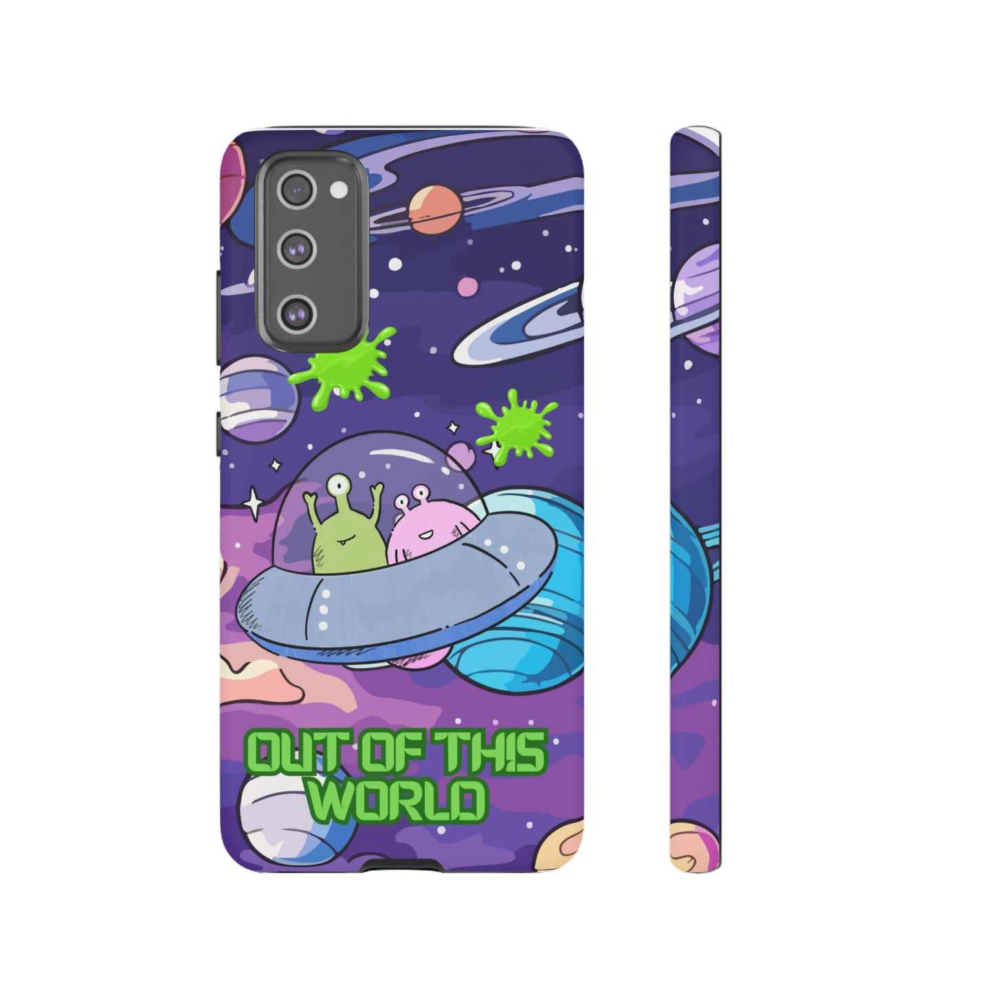 Alien Space protective phone case