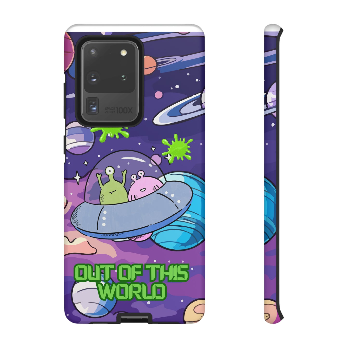 Alien Space protective phone case