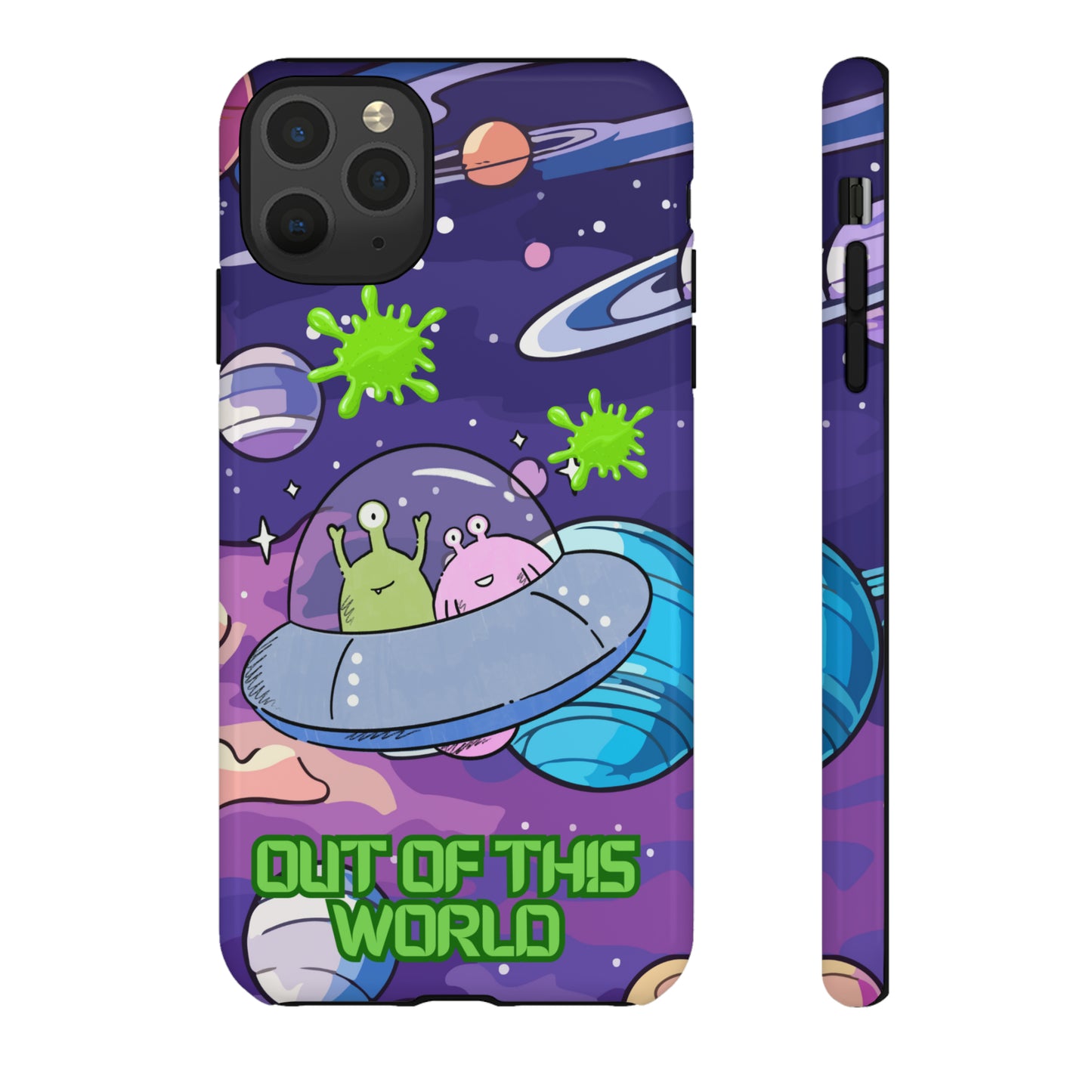 Alien Space protective phone case