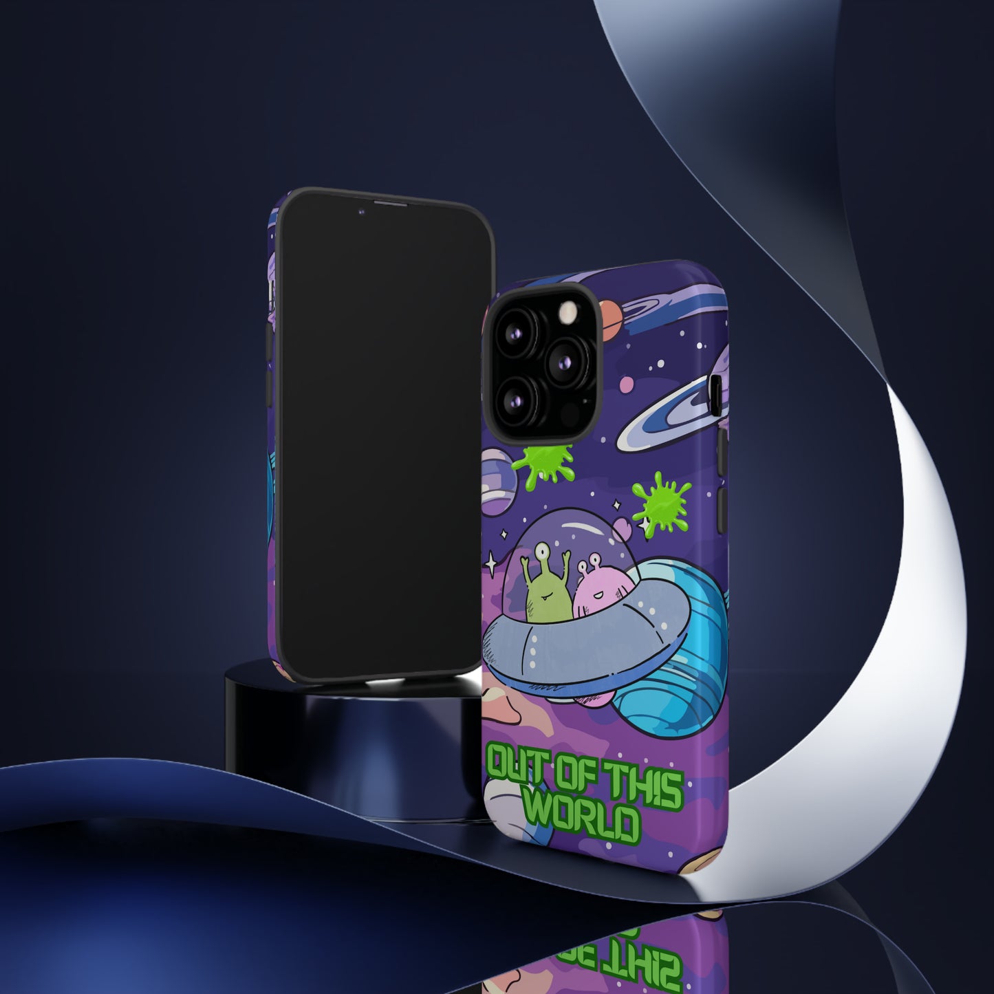Alien Space protective phone case