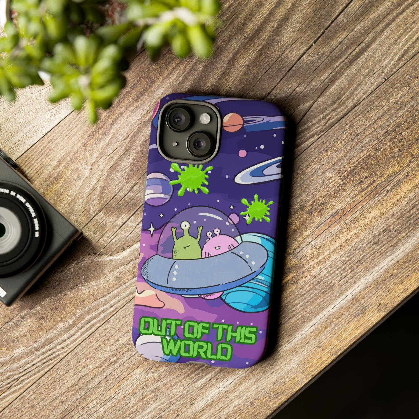 Alien Space protective phone case