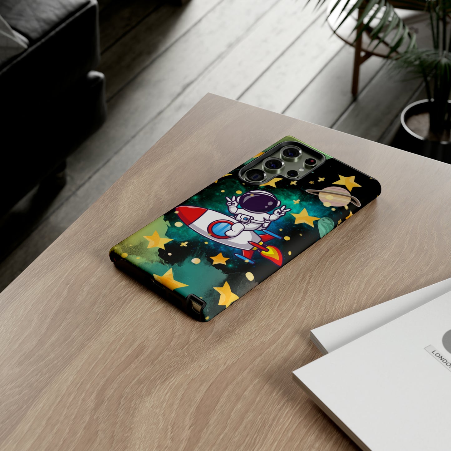 To the moon protective phone case